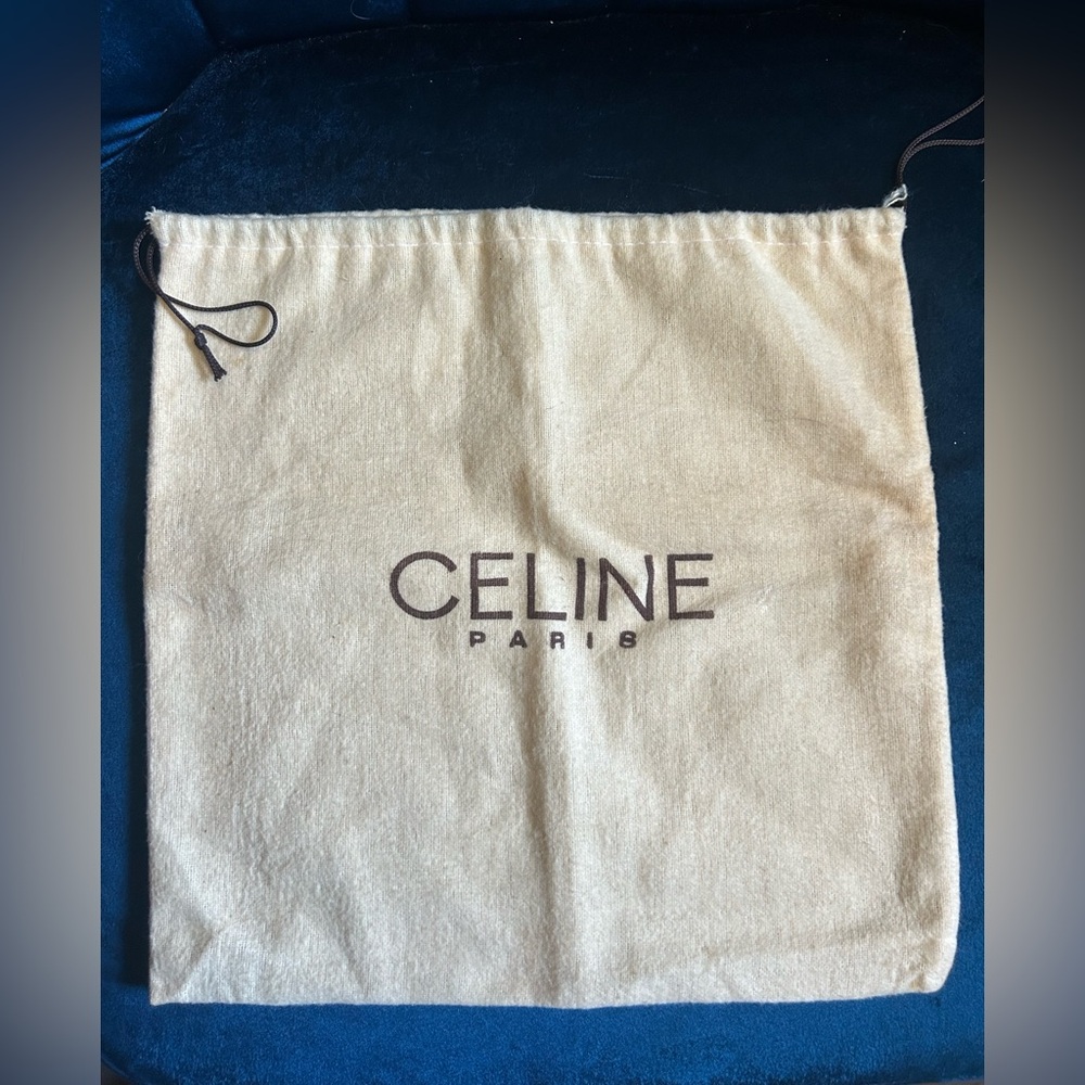 Celine Beige Drawstring Dust Bag